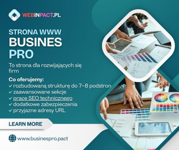 Strona WWW Biznes Pro