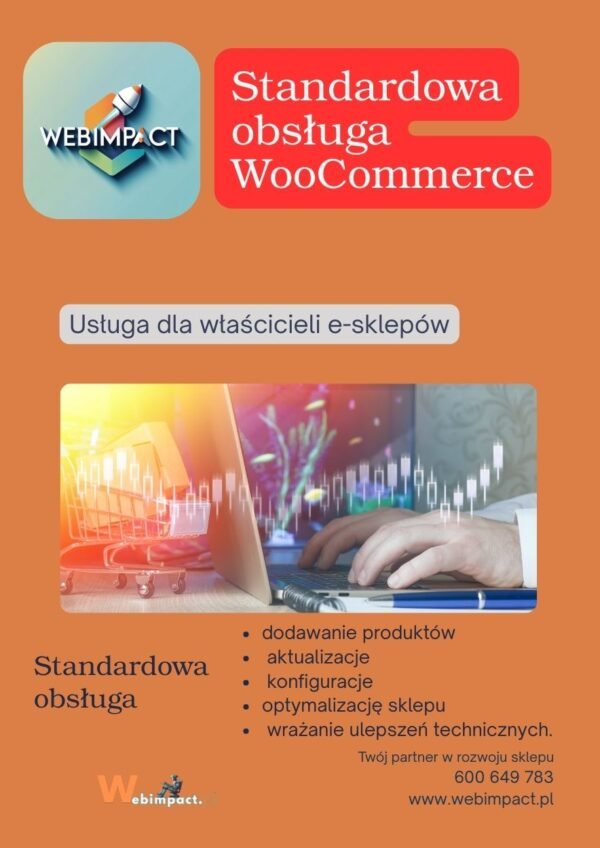 Obsługa sklepu WooCommerce – STANDARD (miesięcznie)
